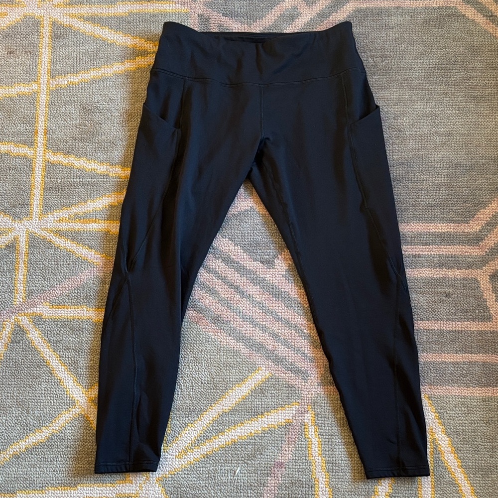 Ewedoos Black fleece lined Leggings w pockets